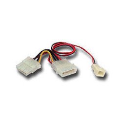 Adaptateur d'Alimentation Molex 4 broches vers 3 pins pour ventilateur