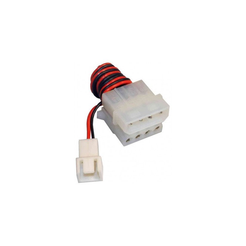 Adaptateur d'Alimentation Molex 4 broches vers 3 pins pour ventilateur Adaptateur d'Alimentation Molex 4 broches vers 3 pins pour ventilateur