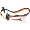Adaptateur d'Alimentation Molex 4 broches vers dual Sata