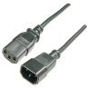 Câble d'alimentation standard IEC mâle / IEC femelle