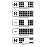 Câble DVI-D Dual Link 24+1 pins Mâle/Mâle
