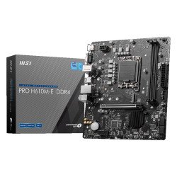 Carte mère MSI PRO H610M-E DDR4 Socket 1700 (Intel B610 Express) mATX