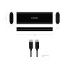 Boitier externe Aisens pour disque SSD M.2 NVME et SATA vers USB-C 3.2 (ASM2-014B)
