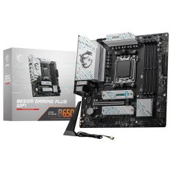 Carte mère MSI B650M GAMING PLUS WIFI Socket AM5 (AMD B650) mATX, PCI Express 4.0