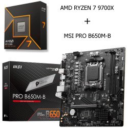 Bundle processeur AMD Ryzen 7 9700X + Carte mère MSI PRO B650M-B
