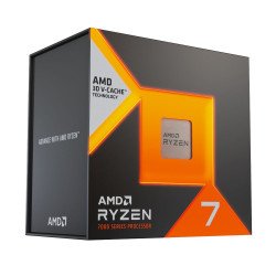 Processeur Gaming AMD 8 Cores/16 Threads Socket AM5 Ryzen 7 7800X3D 104 Mo (Boîte) sans radiateur