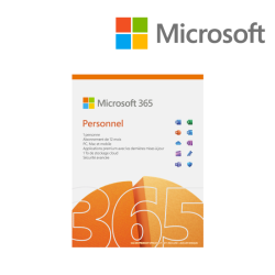 Microsoft Office 365 Famille pour 1 utilisateur abonnement pour 1 an Version dématérialisée