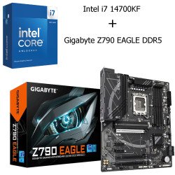 Bundle processeur Intel i7 14700KF + Carte mère Gigabyte Eagle Z790