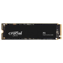 Disque dur SSD Crucial P3  M.2 PCIe 3.0 NVMe 500 Go lecture/écriture jusqu'à 3500/1900 Mo/s
