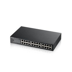 Switch réseau 24 ports RJ45 Gigabit 100/1000Mbps Zyxel GS1100-24E rackable