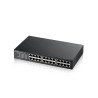 Switch réseau 24 ports RJ45 Gigabit 100/1000Mbps Zyxel GS1100-24E rackable
