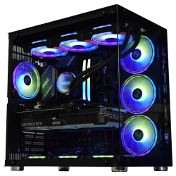 PC Ultime GAMERz AMD 7800X3D, 32 Go DDR5, SSD M.2 NVMe 2To,  RX 9070 XT GAMING OC 16G, sans OS