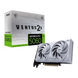 Carte graphique MSI GeForce RTX 5060 8G VENTUS 2X OC WHITE