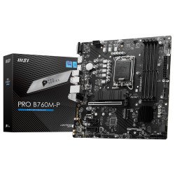 Carte mère MSI PRO B760M-P DDR5 Socket 1700 (Intel B760 Express) mATX