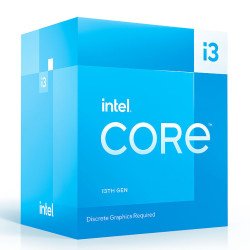 Processeur Intel Core i3 13100F 3.4 GHz / 4.5 GHz, 4 Cores/8 Threads, Socket 1700, 17 Mo (Box) avec ventirad, sans IGP