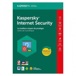 Kaspersky Internet Security 2025 pour 3 postes (PC ou Mac)/1an licence numérique en téléchargement