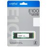 Disque dur SSD Crucial E100  M.2 PCIe 3.0 NVMe 480 Go lecture/écriture jusqu'à 4700/2500 Mo/s