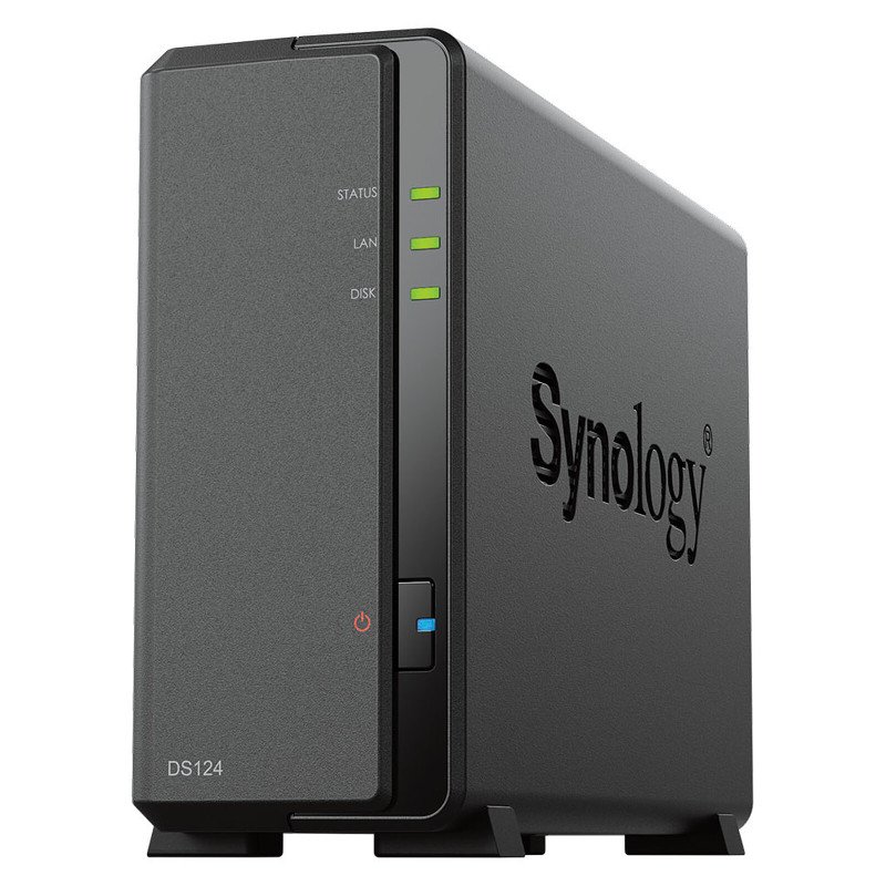 Serveur NAS Synology DS124 pour 1 disque dur ou SSD SATA