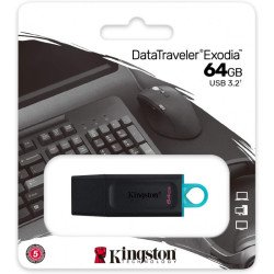 Clé USB 3.2 Kingston DataTraveler Exodia 64 Go