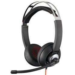 Casque-micro stéréo avec micro flexible jack 3.5 et USB