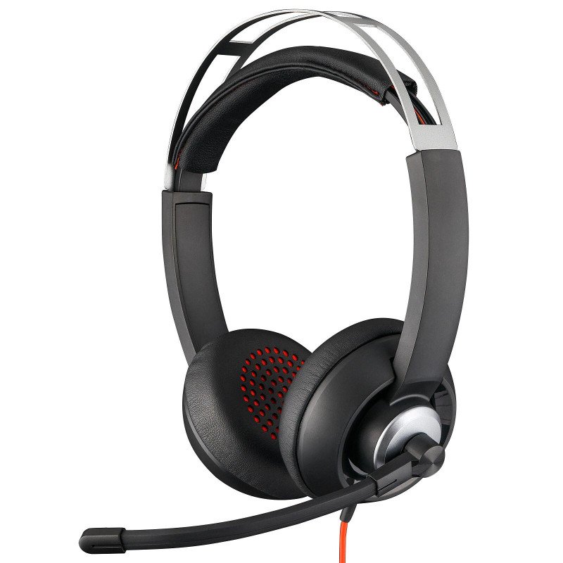 Casque-micro stéréo avec micro flexible jack 3.5 et USB
