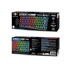 Clavier sans fil RGB AVANCE Spirit Of Gamer CLA-XK200BK rechargeable