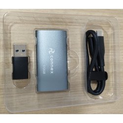 Disque externe SSD vers USB-C ou USB 3 CONNEX P60 512Go