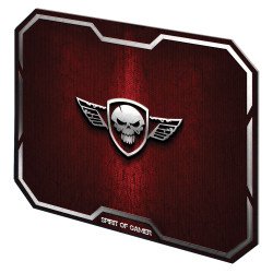 Tapis de souris Gamer SoG Red Winged Skull 29.5 x 23.5 cm