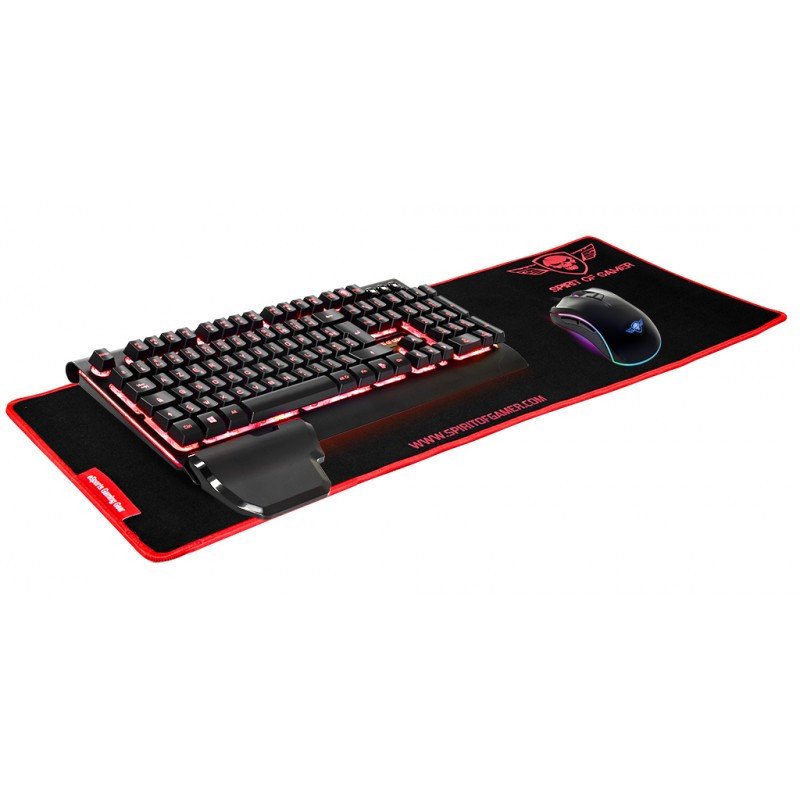 Tapis de souris Gamer SoG Skull Spirit (Rouge Victory) XXL 78 x 30 cm