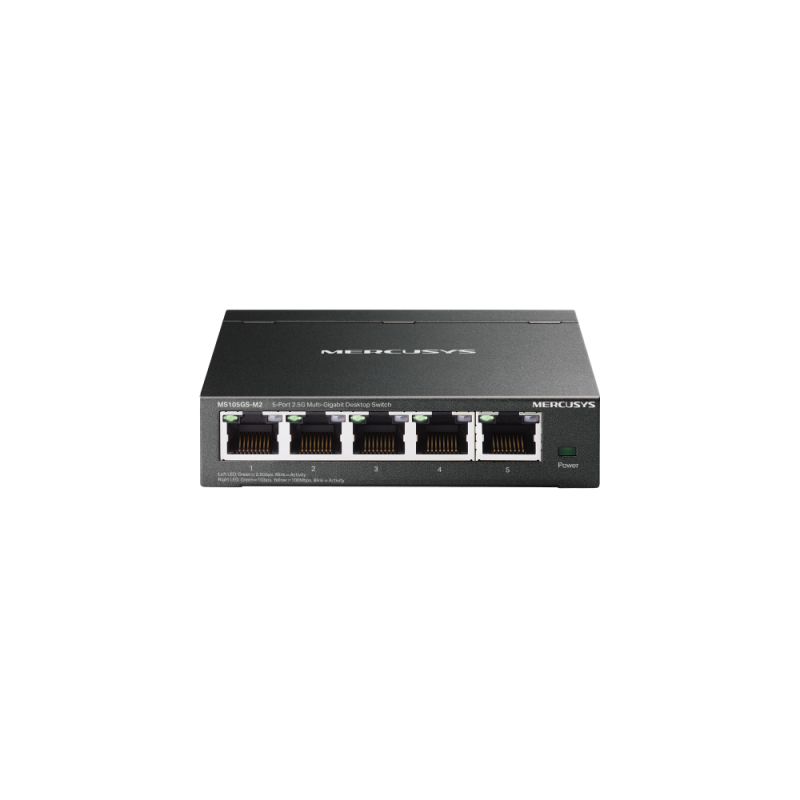 Switch réseau métal 2.5 Gigabit 5 ports RJ45 Mercusys MS105GS-M2