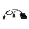 Adaptateur HDMI Mâle vers Display Port Femelle + USB