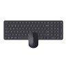 Pack sans fil (2.4GHz et Bluetooth) clavier et souris RAPOO 9310M  Noir