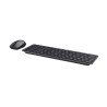 Pack sans fil (2.4GHz et Bluetooth) clavier et souris RAPOO 9310M  Noir