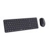 Pack sans fil (2.4GHz et Bluetooth) clavier et souris RAPOO 9310M  Noir