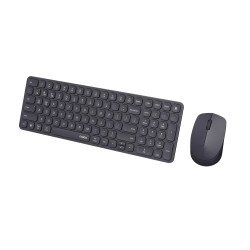 Pack sans fil (2.4GHz et Bluetooth) clavier et souris RAPOO 9310M  Noir