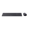 Pack sans fil (2.4GHz et Bluetooth) clavier et souris RAPOO 9310M  Noir