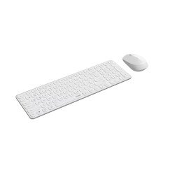 Pack sans fil (2.4GHz et Bluetooth) clavier et souris RAPOO 9310M  Blanc