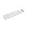 Pack sans fil (2.4GHz et Bluetooth) clavier et souris RAPOO 9310M  Blanc