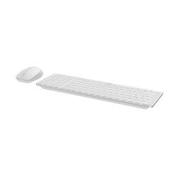 Pack sans fil (2.4GHz et Bluetooth) clavier et souris RAPOO 9310M  Blanc