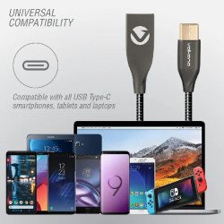 Câble USB-C mâle / USB Type-A femelle 1.2m