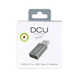 Adaptateur USB 3.0 (Type-A Mâle) vers USB Type-C (Femelle) DCU Tecnologie