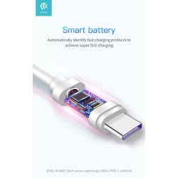 Câble USB Type-A vers USB Type-C Mâle-Mâle DEVIA 100W-5A 1.5m