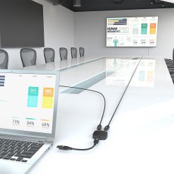 Commutateur HDMI 4K à 60 Hz 2×1 ou 1x2 Aisens A123-0948