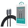 Câble USB 4.0 8K 60Hz 40GB Type-C Mâle-Mâle DEVIA 240W 1m