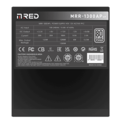 Alimentation PC 1300W M.Red 80 Plus Platinium ATX 3.0 Full Modulaire Garantie 10 ans