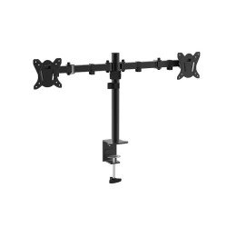 Support de bureau pour 2 écrans ou moniteurs max 27 pouces et 2x 8Kg