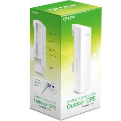 Point d'accès extérieur TP-LINK CPE210 Wi-Fi N 300 Mbps 2.4GHz 9 dBi