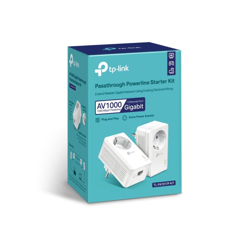 Adaptateurs CPL TP-Link TL-PA7017P KIT Gigabit - Pack de 2