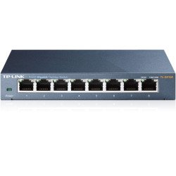 Switch réseau métal Gigabit 8 ports 10/100/1000 Mbps TP-LINK TL-SG108