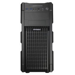 Boitier PC ATX, Micro-ATX, Mini-ITX Antec GX200 Bleu moyen tour noir avec fenêtre sans alim